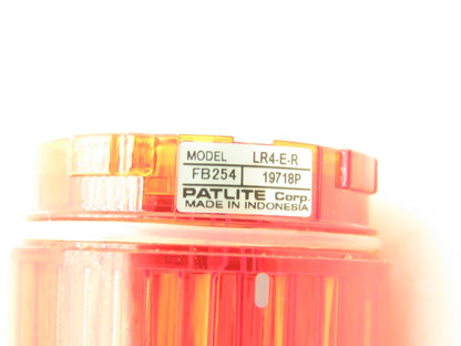 PatLite LR4-02LJN Signal Lamp Light Stack Tower Red Green 24VDC