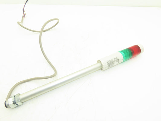 PatLite LR4-02LJN Signal Lamp Light Stack Tower Red Green 24VDC