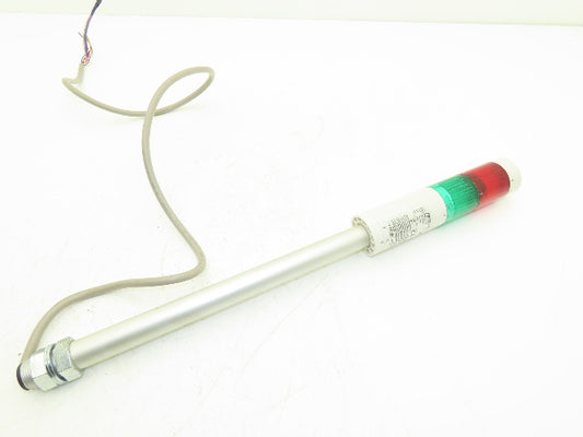 PatLite LR4-02LJN Signal Lamp Light Stack Tower Red Green 24VDC