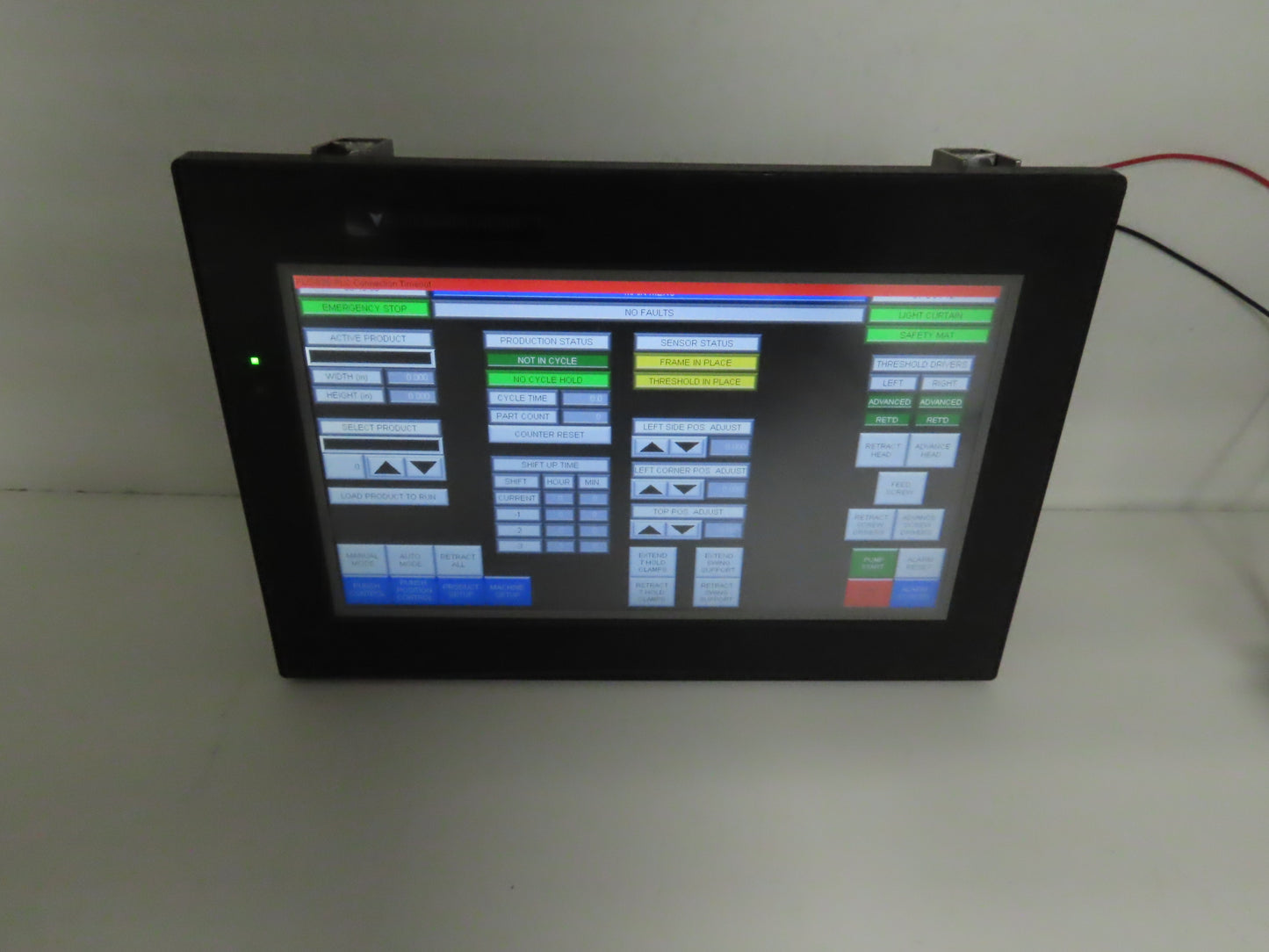 Automation Direct EA9-T10WCL Touch Screen HMI Control Panel Display 12-24vDC