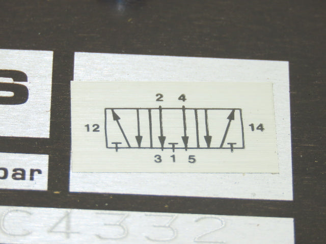 Ross Controls W7077C4332 Pneumatic Dual Solenoid Air Valve 14.5-145psi 110-120v