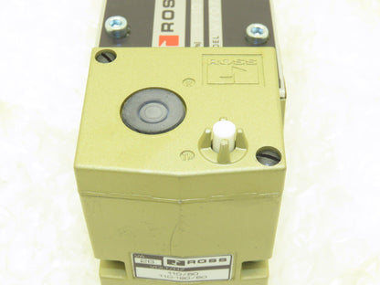 Ross Controls W7077C4332 Pneumatic Dual Solenoid Air Valve 14.5-145psi 110-120v