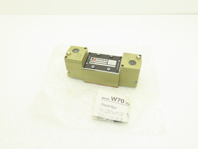 Ross Controls W7077C4332 Pneumatic Dual Solenoid Air Valve 14.5-145psi 110-120v