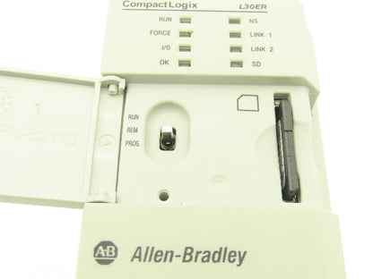 Allen Bradley 1769-L30ER CompactLogix Ethernet Controller 24V Ser A F/W 1.002