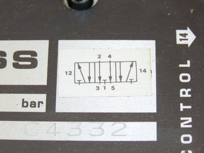 Ross Controls W7077C4332 Pneumatic Dual Solenoid Air Valve 14.5-145psi 110-120v