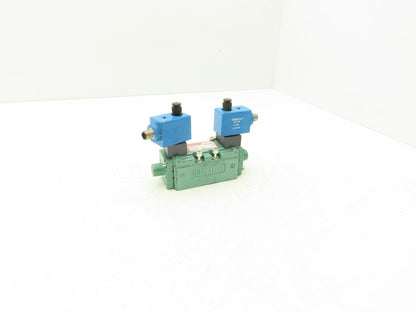 Numatics I22BB500R061D61 Pneumatic Dual Solenoid Valve 145psi 24VDC 5/3-way