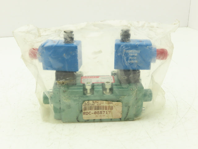 Numatics I22BB400R061D61 Pneumatic Dual Solenoid Valve 145psi 24VDC 5/2-way