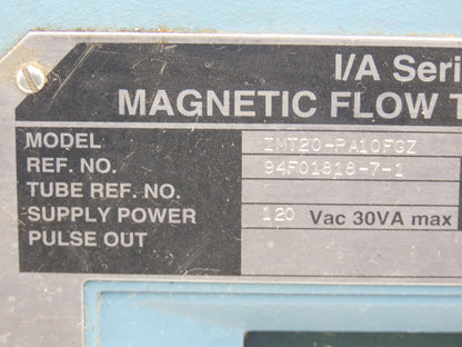 Foxboro IMT20-PA10FGZ Magnetic Flow Transmitter 120VAC I/A Series