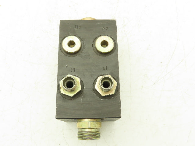 Parker MSP2D23BA910 Hydraulic Manifold Valve Block 2-Station Cetop 3