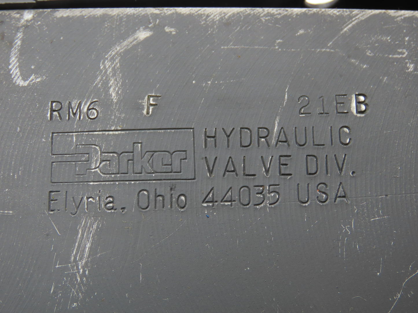 Parker RM6F21 Hydraulic Pilot Operated Pressure Relief Valve NG25