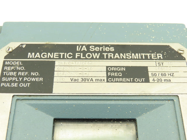 Foxboro IMT20-TA10FGZ Magnetic Flow Transmitter with 3" Flow Meter Tube