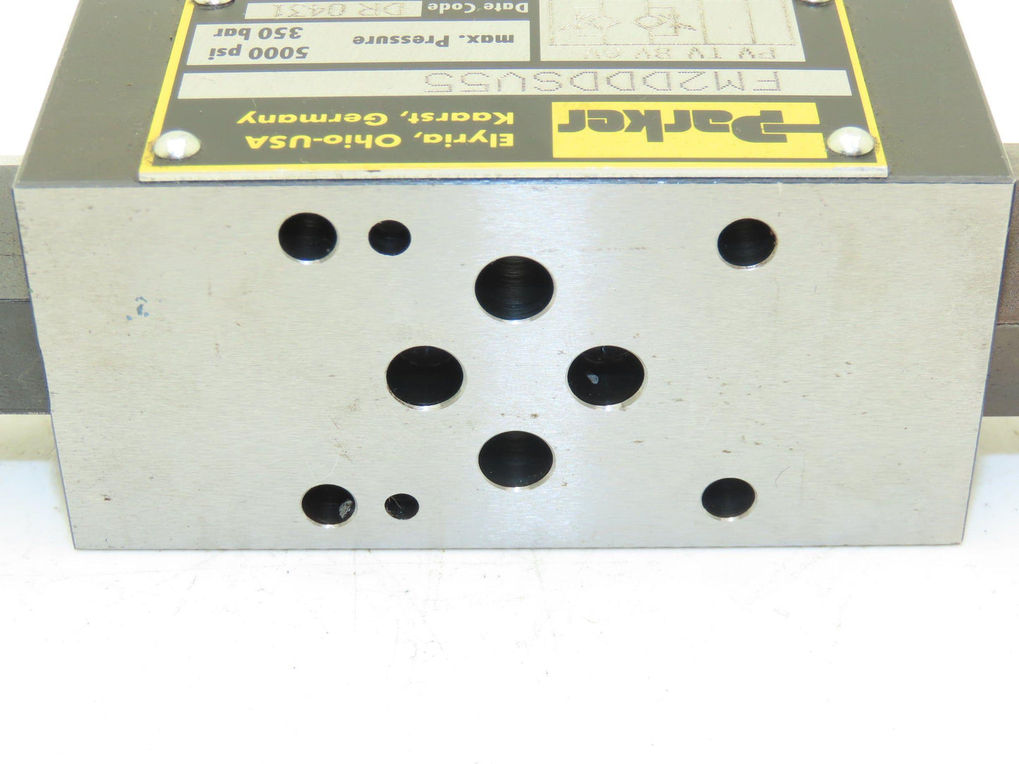 Parker FM2DDDSV55 Hydraulic Throttle Check Valve 350 Bar 5000 psi