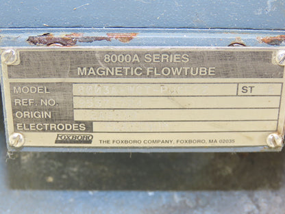 Foxboro IMT20-TA10FGZ Magnetic Flow Transmitter with 3" Flow Meter Tube Damage