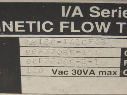 Foxboro IMT20-TA10FGZ Magnetic Flow Transmitter with 1/2" Flow Meter Tube
