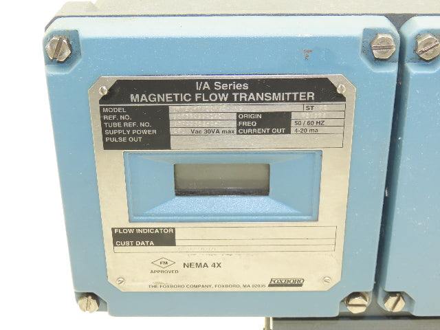 Foxboro IMT20-TA10FGZ Magnetic Flow Transmitter with 1/2" Flow Meter Tube