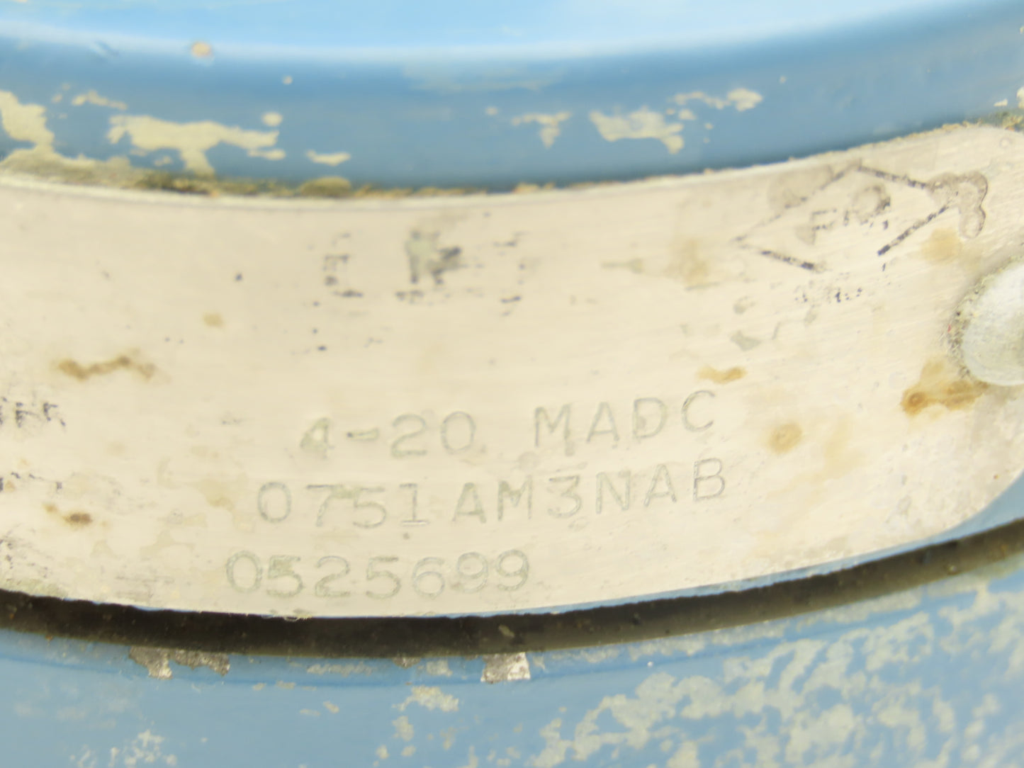 Rosemount 0751AM3NAB Field Signal Indicator 4-20mA DC Meter Input 0-50 PSI