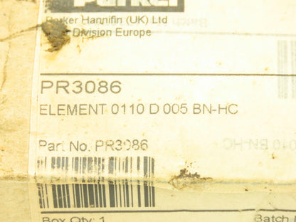 Parker PR3086 Filter Element Lot of 3