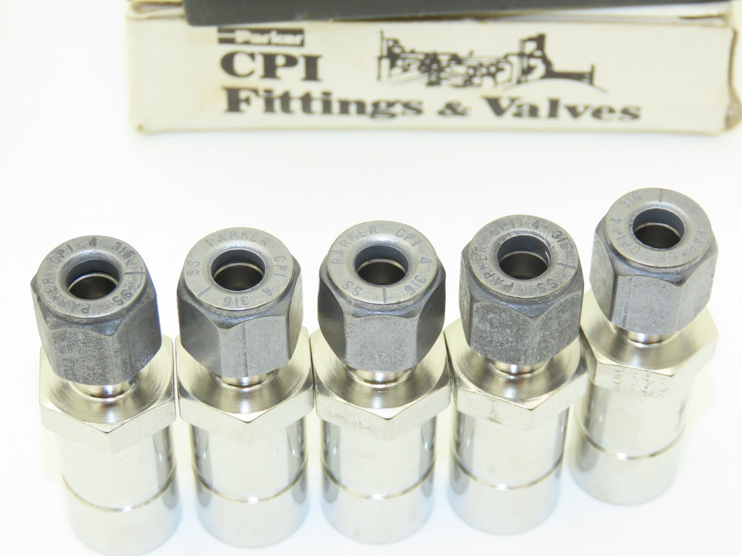 Parker 10-4 Stainless Steel Tube End Reducer Lot of 35