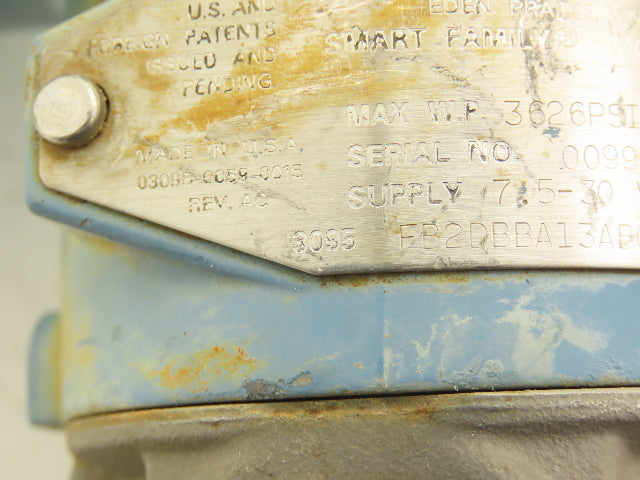 Rosemount 3095 FB2DBBA13AB001AN Pressure Transmitter 7.5-30VDC 3626PSI