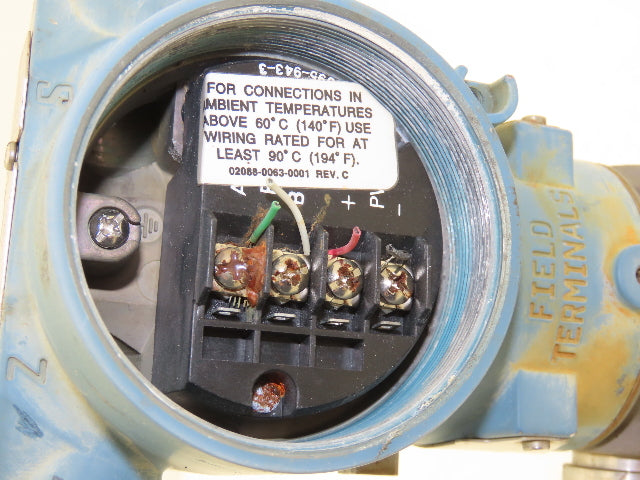 Rosemount 3095 FB2DBBA13AB001AN Pressure Transmitter 7.5-30VDC 3626PSI
