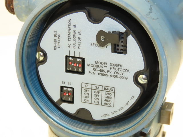 Rosemount 3095 FB2DBBA13AB001AN Pressure Transmitter 7.5-30VDC 3626PSI