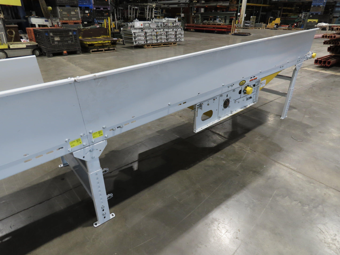 Hytrol TA 36"x 36' Slide Bed Incline Conveyor 30"Belt 2Hp 3PH Center Drive 68fpm