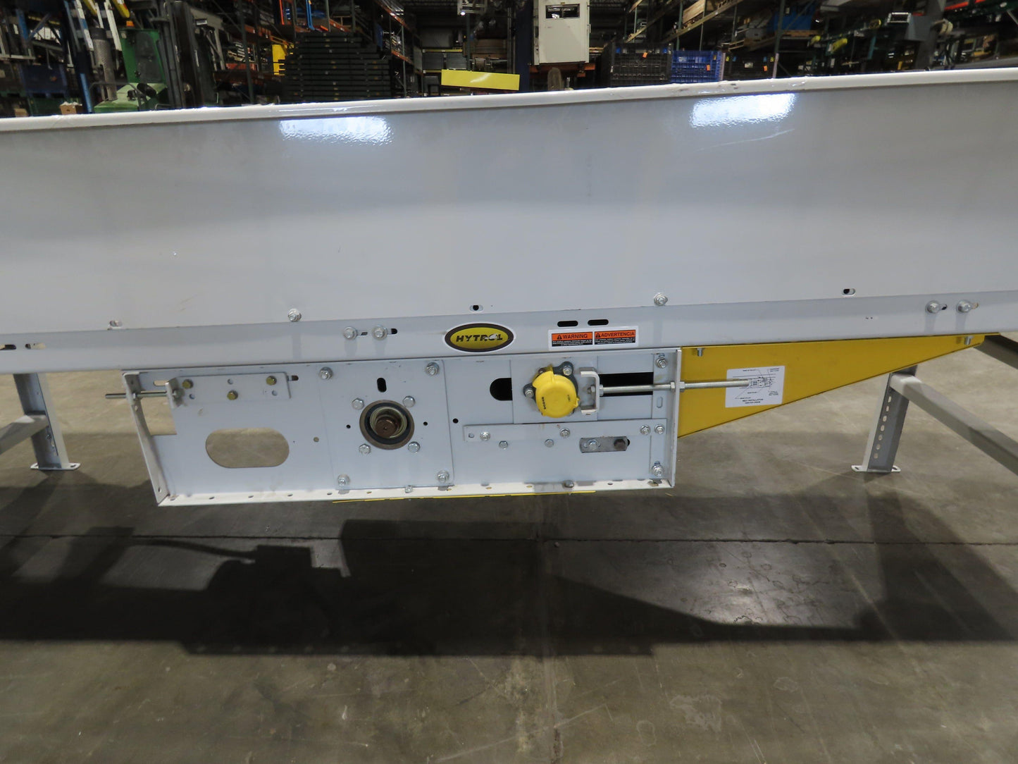 Hytrol TA 36"x 36' Slide Bed Incline Conveyor 30"Belt 2Hp 3PH Center Drive 68fpm