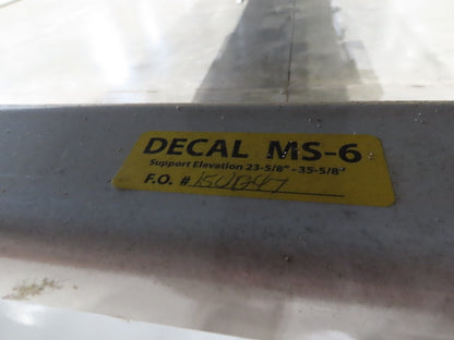 Hytrol TA 36"x 36' Slide Bed Incline Conveyor 30"Belt 2Hp 3PH Center Drive 68fpm