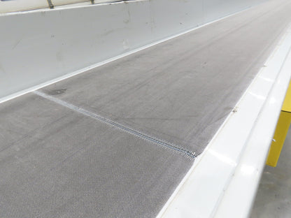 Hytrol TA 36"x 36' Slide Bed Incline Conveyor 30"Belt 2Hp 3PH Center Drive 68fpm