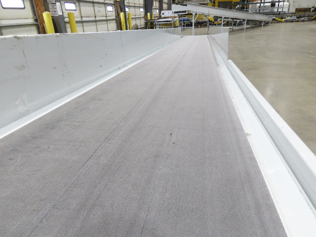 Hytrol TA 36"x 36' Slide Bed Incline Conveyor 30"Belt 2Hp 3PH Center Drive 68fpm