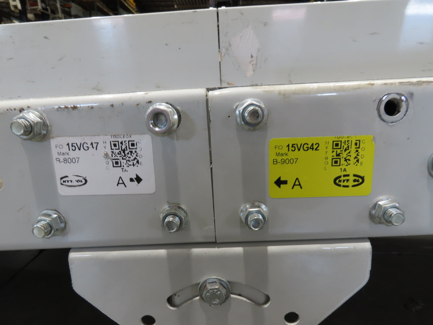 Hytrol TA 36"x 36' Slide Bed Incline Conveyor 30"Belt 2Hp 3PH Center Drive 68fpm