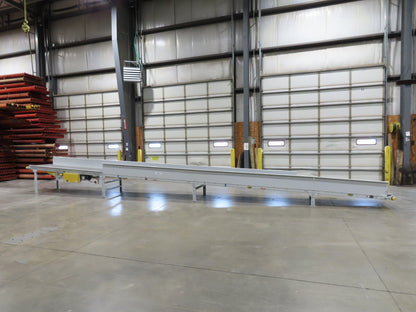 Hytrol TA 36"x 36' Slide Bed Incline Conveyor 30"Belt 2Hp 3PH Center Drive 68fpm