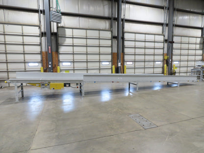 Hytrol TA 36"x 36' Slide Bed Incline Conveyor 30"Belt 2Hp 3PH Center Drive 68fpm