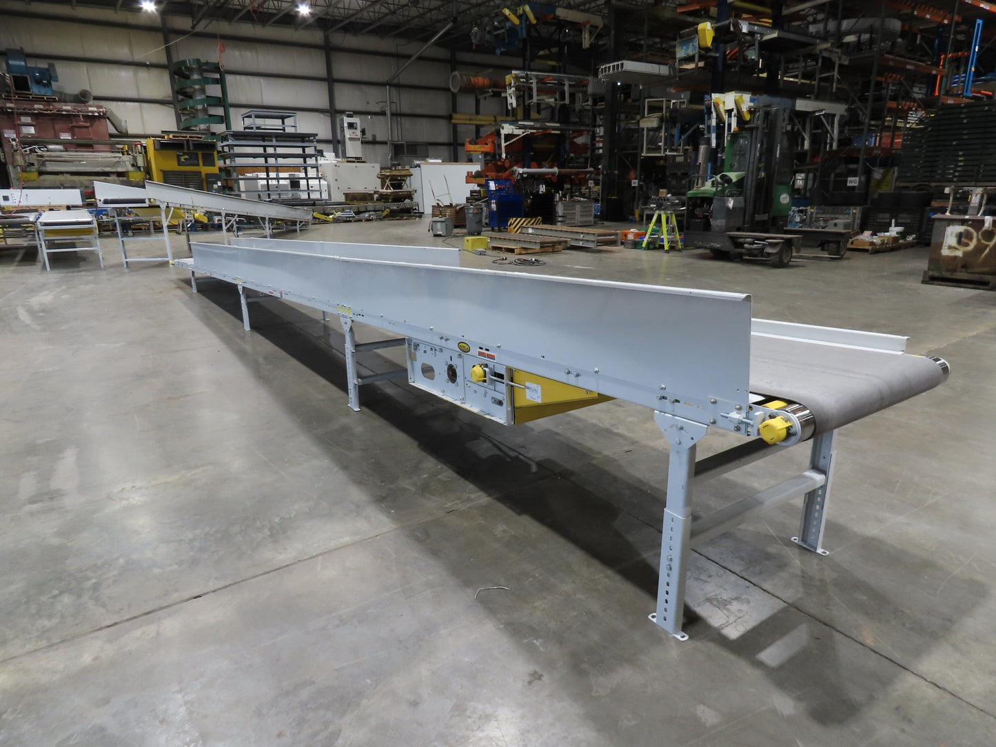 Hytrol TA 36"x 36' Slide Bed Incline Conveyor 30"Belt 2Hp 3PH Center Drive 68fpm