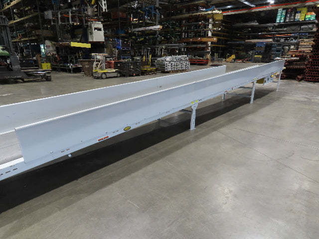 Hytrol TA 36"x 36' Slide Bed Incline Conveyor 30"Belt 2Hp 3PH Center Drive 68fpm