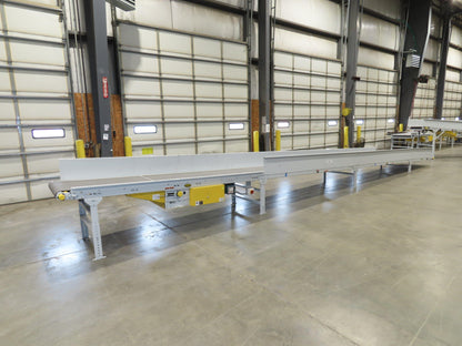 Hytrol TA 36"x 36' Slide Bed Incline Conveyor 30"Belt 2Hp 3PH Center Drive 68fpm