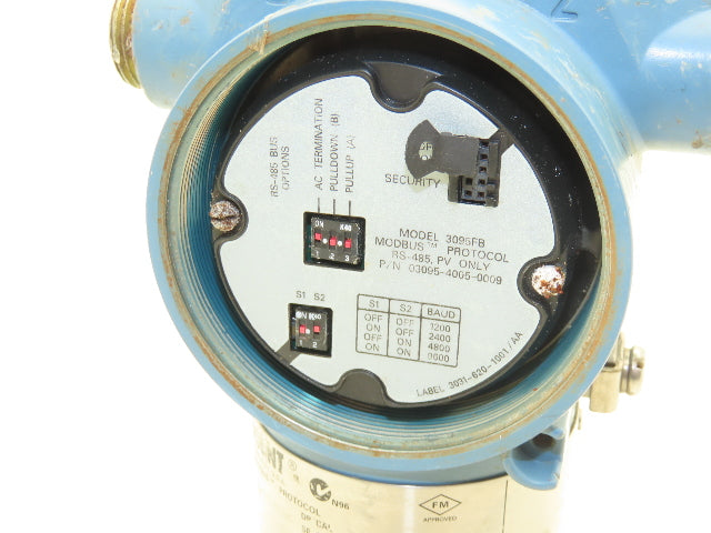 Rosemount 3095 FB3DBBA13AB001ANC1 Pressure Transmitter 7.5-30VDC 3626PSI