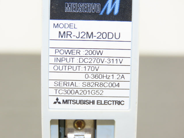Mitsubishi MR-J2M-20DU Melservo AC Servo Drive 200W