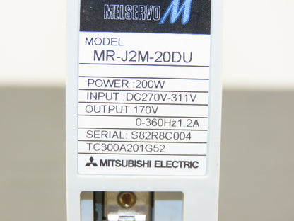 Mitsubishi MR-J2M-20DU Melservo AC Servo Drive 200W