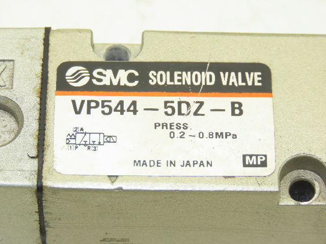 SMC VP544-5DZ-B Pneumatic Air Solenoid Valve 24V Coil Lot of 5