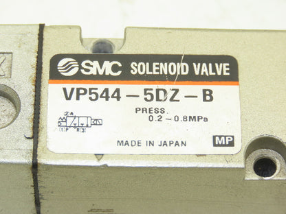 SMC VP544-5DZ-B Pneumatic Air Solenoid Valve 24V Coil Lot of 5