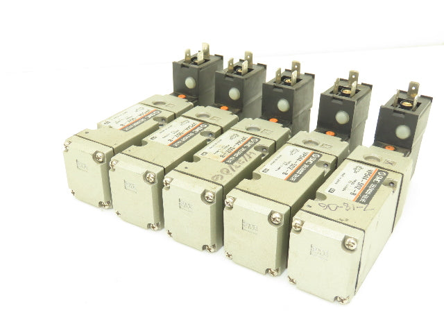 SMC VP544-5DZ-B Pneumatic Air Solenoid Valve 24V Coil Lot of 5