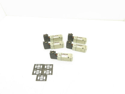 SMC VP544-5DZ-B Pneumatic Air Solenoid Valve 24V Coil Lot of 5