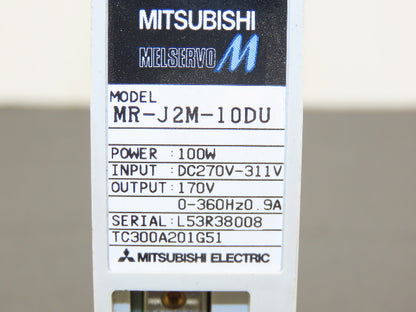 Mitsubishi MR-J2M-10DU Melservo AC Servo Drive 100W