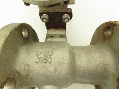 Jamesbury 5150 31 3600TT 2" Flanged Ball Valve Pneumatic Air Actuated 316SS