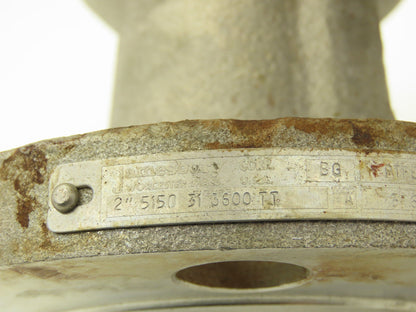 Jamesbury 5150 31 3600TT 2" Flanged Ball Valve Pneumatic Air Actuated 316SS