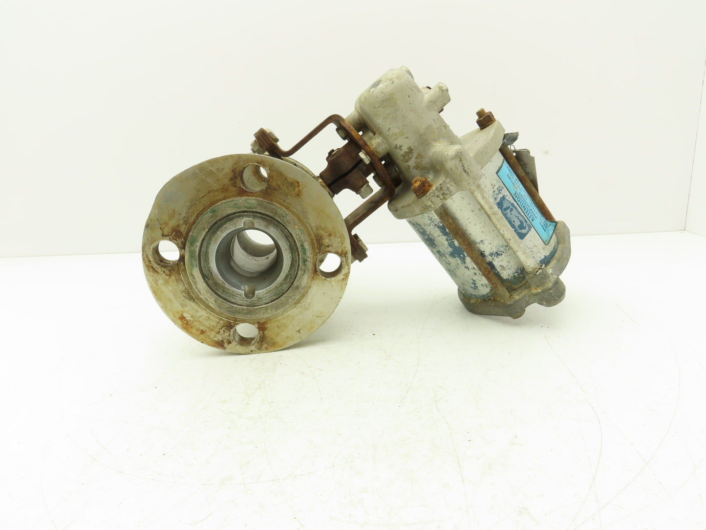 Jamesbury 5150 31 3600TT 2" Flanged Ball Valve Pneumatic Air Actuated 316SS