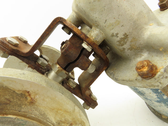 Jamesbury 5150 31 3600TT 2" Flanged Ball Valve Pneumatic Air Actuated 316SS