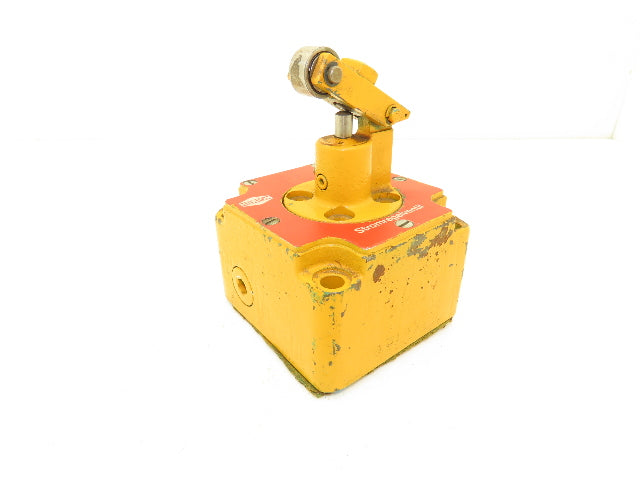 Herion MR10RG5001100 Hydraulic 2-Way Flow Control Valve Size 10 Roller Actuated