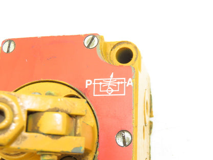 Herion MR10RG5001100 Hydraulic 2-Way Flow Control Valve Size 10 Roller Actuated